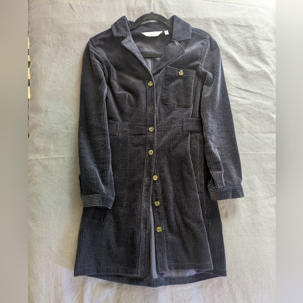 Corduroy mini dress